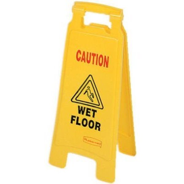 Rubbermaid Commercial Caution Wet Floor Sign, FG611277YEL FG611277YEL